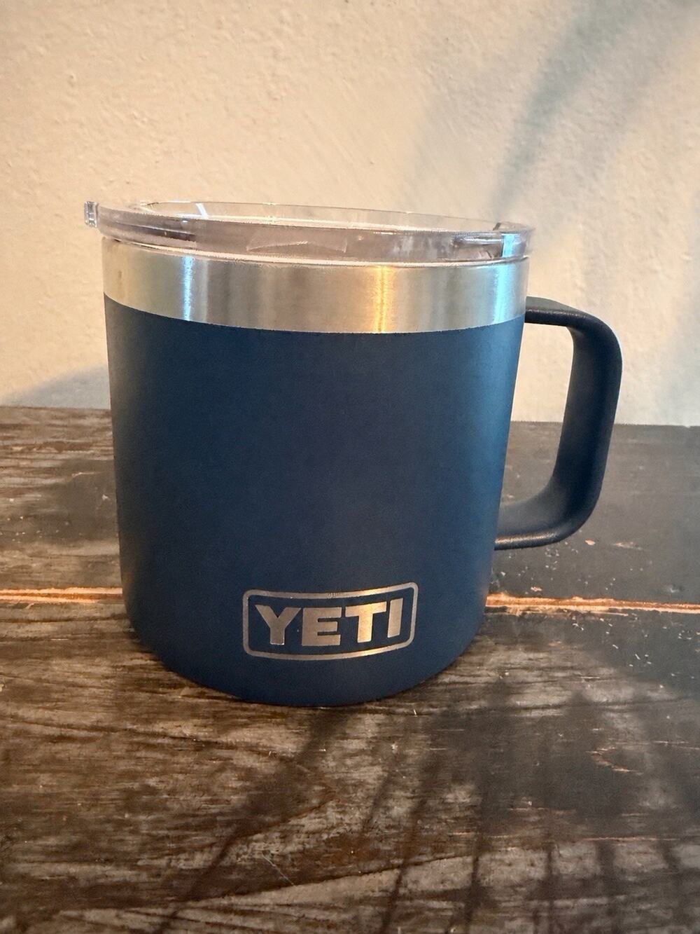 YETI 21071300146 Rambler 14oz Stainless Steel Insulated Mug - Navy